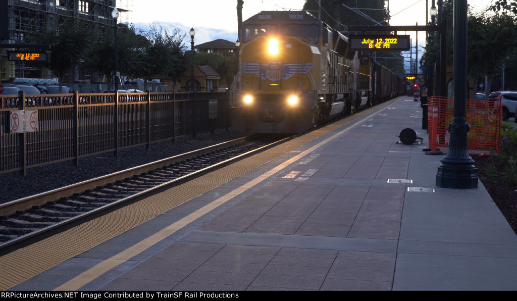 UP 9926 Leads the Mission Bay Local